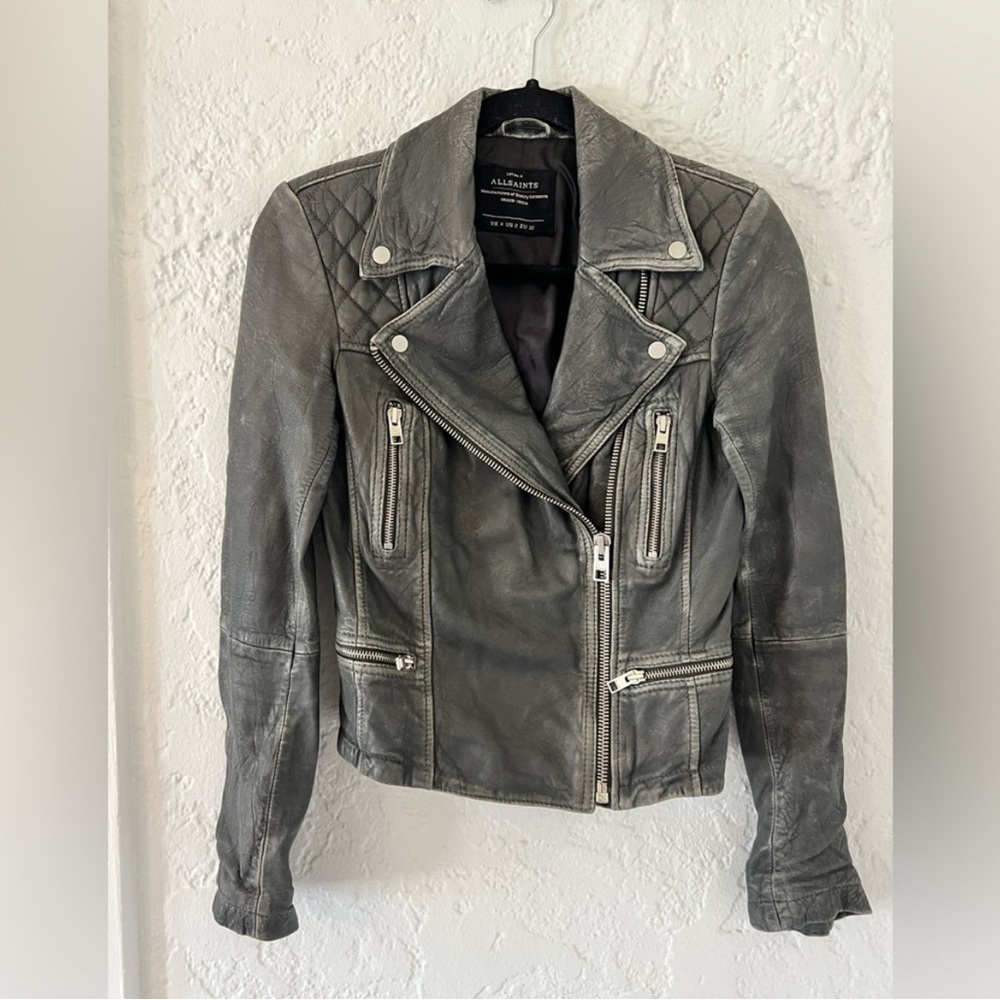 All Saints Leather Jacket